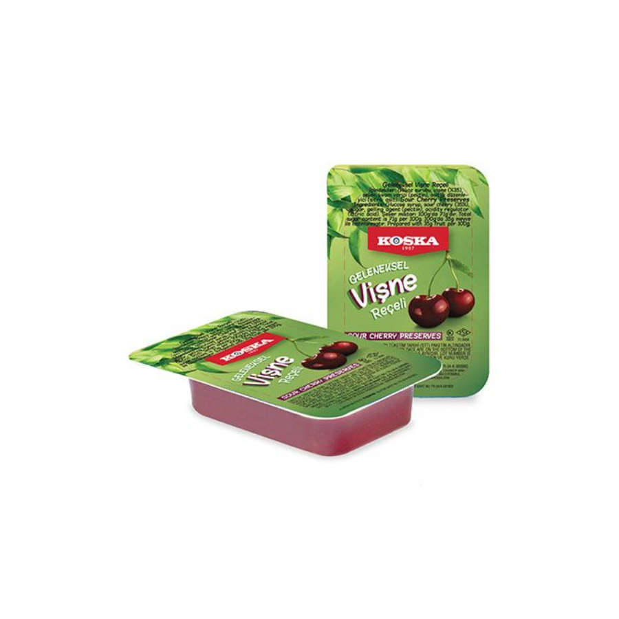 Koska Vişne Reçeli 20 Gr 100 Adet